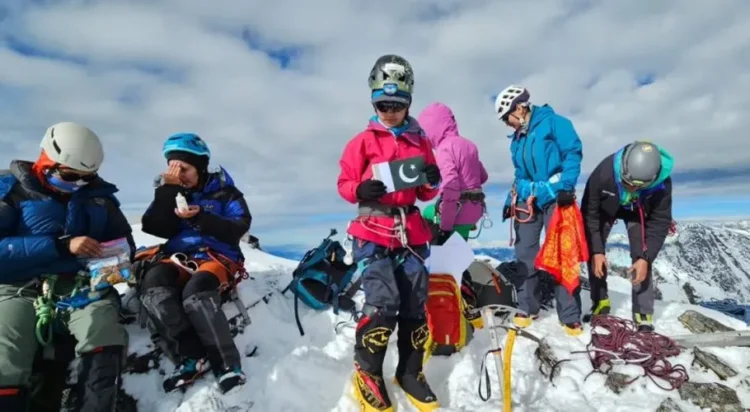 Pakistani sisters Amna and Siddiqa Hanif scale Nepal’s 5,630-metre Yulang Peak in an international women’s expedition