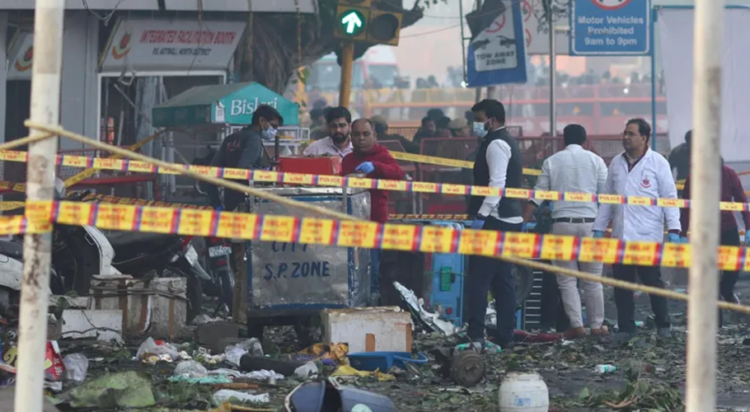 A man has been arrested in connection with a deadly car bomb attack that killed eight people and wounded 20 others in Delhi last week, authorities have said. (Reuters)