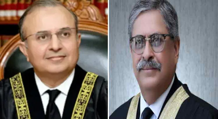 Justice Mansoor Ali Shah and Justice Athar Minallah (SC website)