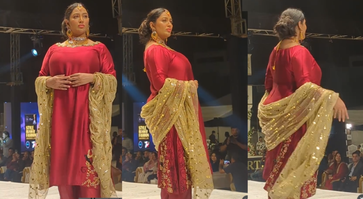 Mathira Defends Ramp Walk, Dismisses Criticism as “Mentally Sick”