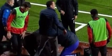 Mladen Zizovic, the coach of Serbian top-division soccer club FK Radnicki 1923, has died after collapsing from a heart attack on the sideline during a match. He was 44. (X/@TouchlineX)