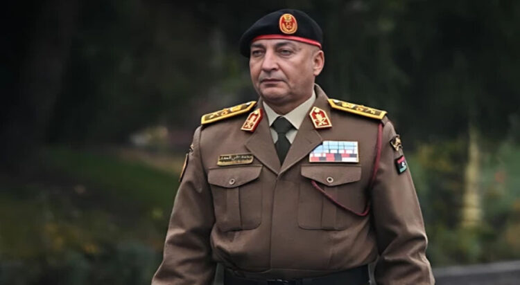 Libyan Chief of Staff General Mohammed Ali Ahmed Al-Haddad was officially welcomed at the General Staff Headquarters during his visit to Ankara, Turkiye on December 23, 2025. PHOTO: ANADOLU AGENCY