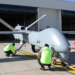 The Anka drone is checked by employees in Ankara, Turkey, March 5, 2021. (AFP Photo)