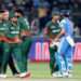CC Men’s Champions Trophy - Group A - Bangladesh v India - Dubai International Stadium, Dubai, United Arab Emirates - February 20, 2025 India’s Shubman Gill and KL Rahul shakes hands with Bangladesh players after winning the match. — Reuters/File
