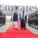 UAE President Sheikh Mohamed bin Zayed Al Nahyan walks with India's Prime Minister Narendra Modi upon his arrival at the airport in New Delhi, India, January 19, 2026. — Reuters