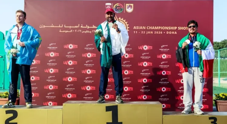 Muhammad Farooq Nadeem Sets World Record at Asian Shotgun Championship