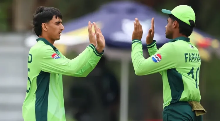 Ahmed Hussain picked up back-to-back wickets•Jan 16, 2026•ICC/Getty Images
