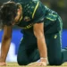 Australia's Marcus Stoinis reacts during the 2026 ICC Men's T20 Cricket World Cup. Photo: ISHARA S. KODIKARA / AFP