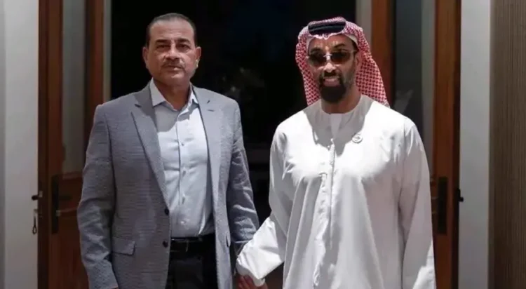 Chief of Defence Forces and Chief of Army Staff Field Marshal Asim Munir pictured with Deputy Ruler of Abu Dhabi and the National Security Advisor Sheikh Tahnoon bin Zayed Al Nahyan. (ISPR)