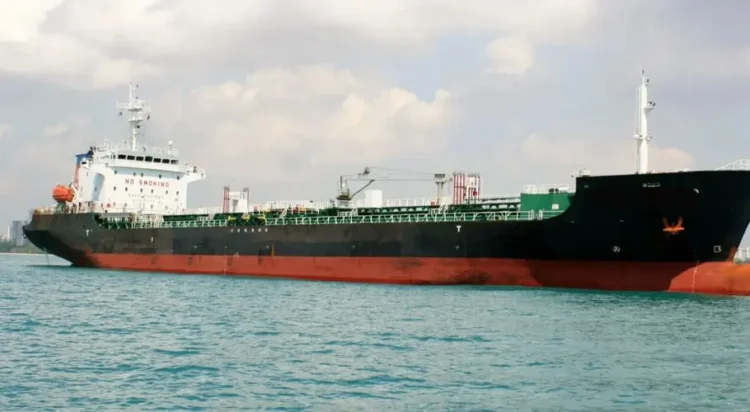 Iranian media reported that the Indian Coast Guard stopped and seized three Iranian oil tankers in the Arabian Sea on charges of smuggling on Feb 9, 2026.  (Image: X@IndiaCoastGuard)