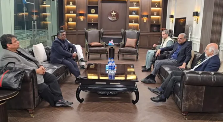 Negotiations took place in Lahore between ICC Deputy Chairman Imran Khawaja and PCB Chairman Mohsin Naqvi, with Bangladesh Cricket Board President Aminul Islam also present.