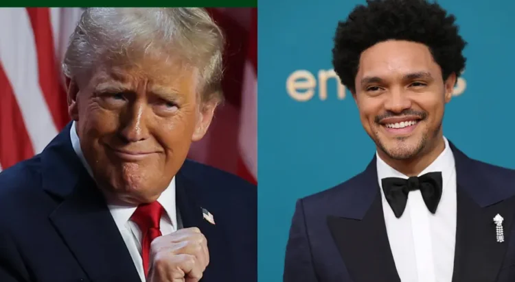 This combo of images shows U.S. President Donald Trump and Trevor Noah (Source: REUTERS | Carlos Barria/ Danny Moloshok/Invision, via Associated Press)
