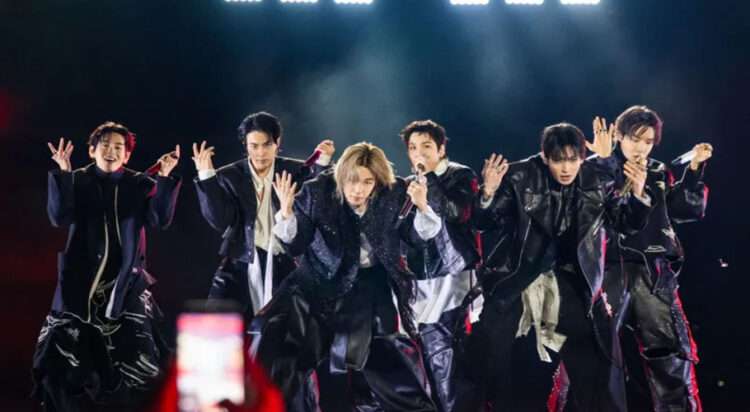 Kpop supergroup BTS performed to tens of thousands of fans in Seoul on Saturday
(BIGHIT MUSIC AND NETFLIX)