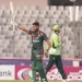 Tanzid Hasan celebrates his maiden ODI hundred•Mar 15, 2026•BCB
