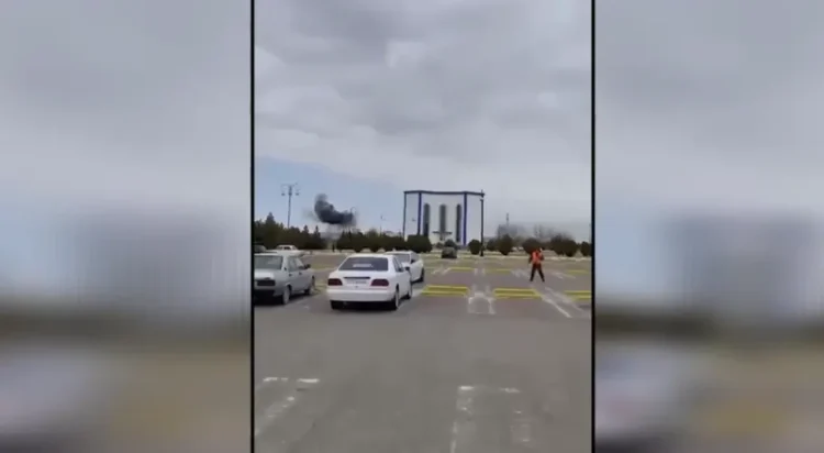 According to Azerbaijan’s Ministry of Foreign Affairs, the incident occurred around 12:00 noon local time (08:00 GMT) on Thursday. The ministry reported that one drone struck the terminal building at Nakhchivan airport, while another fell near a school in the village of Shakarabad.