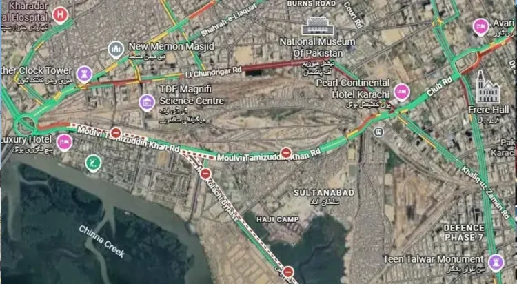 MT Khan Road via Google Maps