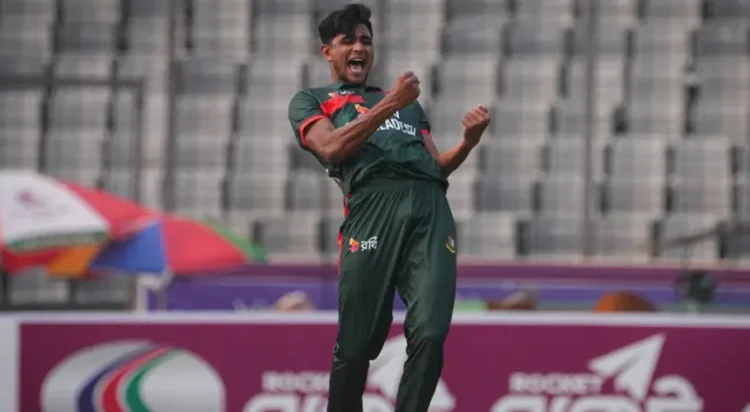 Nahid Rana picked up a five-for in quick time•Mar 11, 2026•Bangladesh Cricket Board