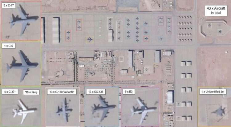 WSJ reports the planes, which were hit during an Iranian missile strike on Prince Sultan air base in Saudi Arabia on Friday March 13, 2026, were damaged but not fully destroyed and are being repaired.