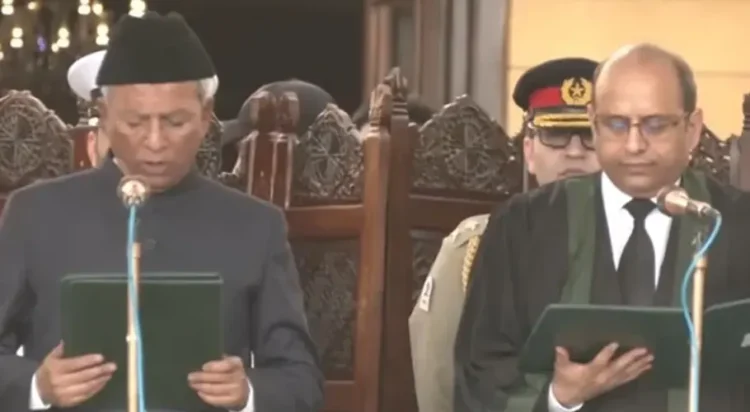 The oath was administered by Zafar Ahmed Rajput, Chief Justice of the Sindh High Court, during a ceremony held at the Governor House Karachi in Karachi.