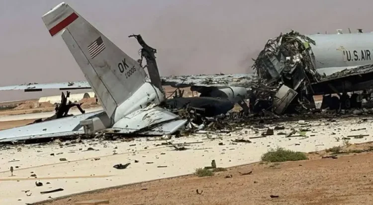 The attack is said to have damaged several KC-135 refueling aircraft, which support US jets mid-air, along with an E-3 Sentry airborne early warning and control aircraft, according to Air & Space Forces Magazine.