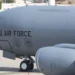 File photo of a US Air Force Boeing KC-135 Stratotanker aerial refuelling tanker, seen in Israel in February
