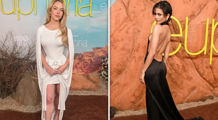 Sydney Sweeney and Zendaya Euphoria red carpet (Getty Images)