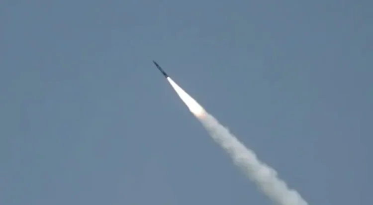 Image shows Army Rocket Force Command conducted a successful training launch of indigenously developed Fateh-II Missile System on April 28, 2026. — ISPR/screengrab