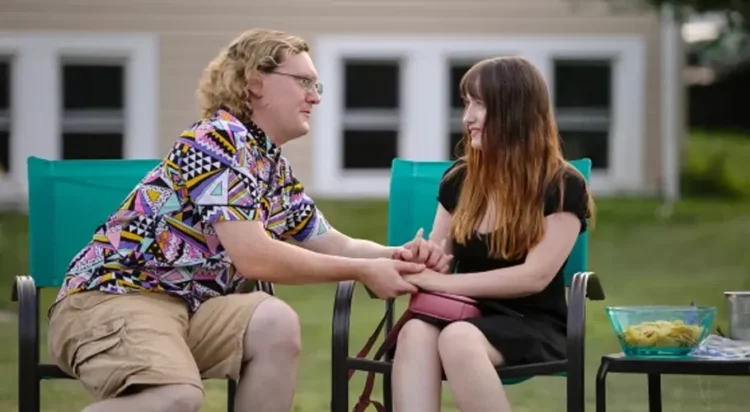 James and Shelley in "Love on the Spectrum."Netflix