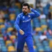 Rashid Khan of Afghanistan during the match against India at the 2024 ICC Men’s T20 Cricket World Cup. (Photo: Philip Brown / Getty Images)
