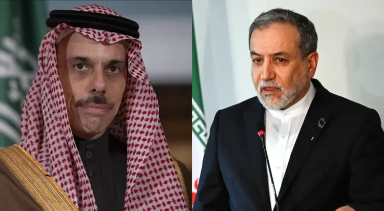 Saudi Foreign Minister Prince Faisal bin Farhan received a phone call from his Iranian counterpart Abbas Araghchi