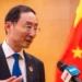 Chinese Vice Foreign Minister Sun Weidong speaks with the media in Vientiane, Laos, June 8, 2024. /Chinese Foreign Ministry