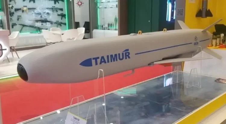 The Taimoor is a stand-off anti-ship and land attack cruise missile designed as a jet-launched missile for air-to-surface assault missions. (Image: turdef.com)
