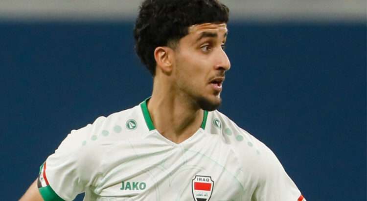 Zidane Iqbal in action for Iraq
(Crdit: Sky Sports)