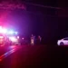 Police block off near S. Air Depot boulevard in Edmond, Okla., after a campground shooting at Lake Arcadia, Saturday, May 3, 2026. ASSOCIATED PRESS