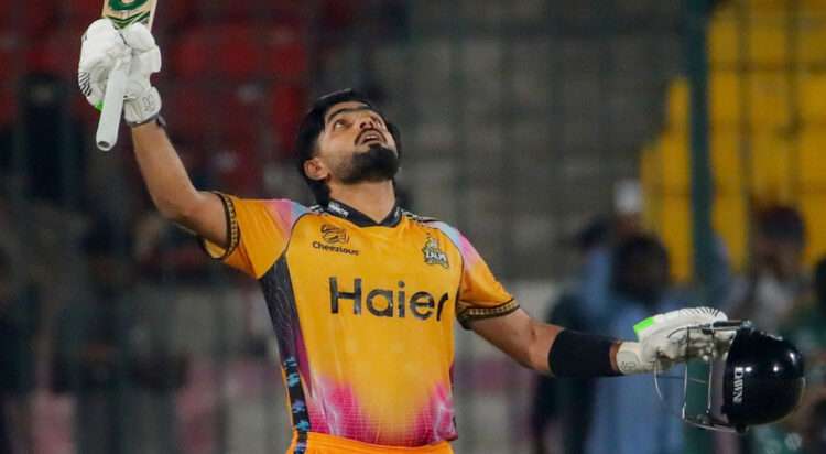 Babar Azam equals Fakhar Zaman's record for the most runs in a PSL season
