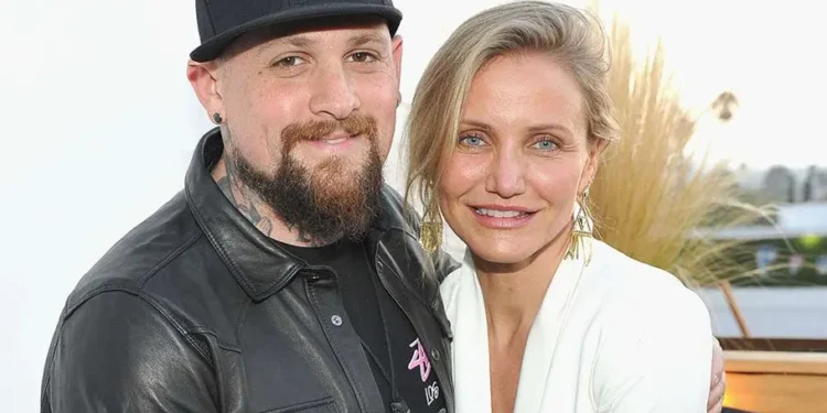 Benji Madden and Cameron Diaz in 2016. (Donato Sardella/Getty)