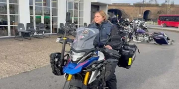 Gul Tariq overcomes route challenges to complete UK-to-Pakistan bike journey