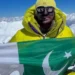 File/ Sajid Ali Sadpara raises Pakistan’s national flag at Nepal's 8167-metre-high Dhaulagiri mountain on May 10, 2025. — Instagram/ @sajidalisadpara